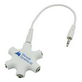 5-Way 3.5-mm Headphone Splitter